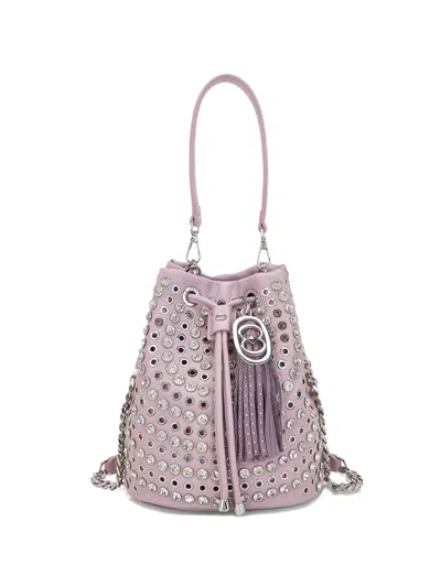 La Carrie Small  Bucket Bag In Pink