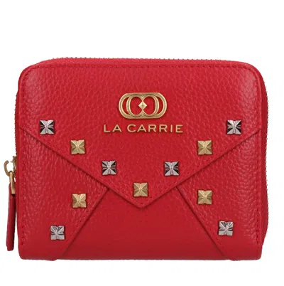 La Carrie Wallets In Rosso Vivaci