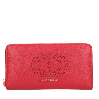 La Carrie Wallets In Rosso Vivaci