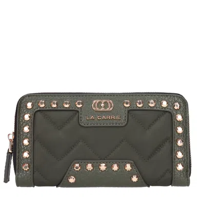 La Carrie Wallets In Verde Blu E Verdi