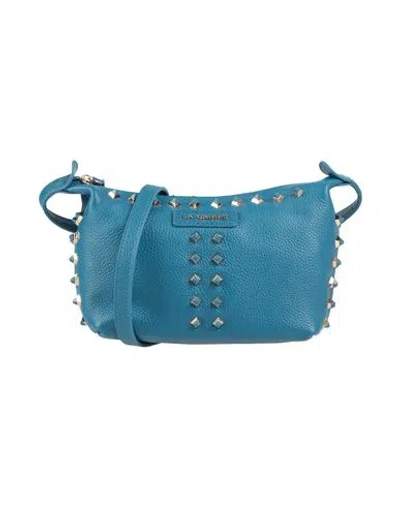 La Carrie Woman Cross-body Bag Blue Size - Leather