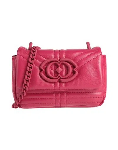 La Carrie Woman Cross-body Bag Magenta Size - Leather In Magenta