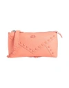 La Carrie Woman Cross-body Bag Salmon Pink Size - Leather In Orange