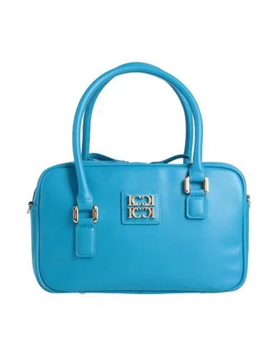 La Carrie Woman Handbag Azure Size - Polyurethane In Blue