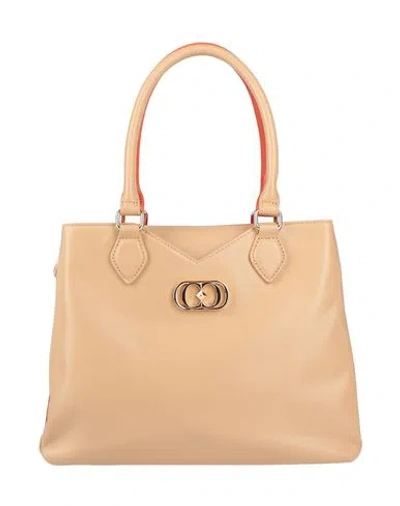 La Carrie Woman Handbag Beige Size - Leather