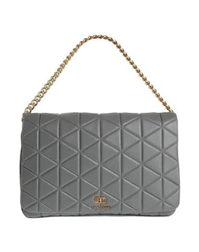 La Carrie Woman Handbag Grey Size - Leather In Gray