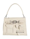 La Carrie Woman Handbag Ivory Size - Leather In White