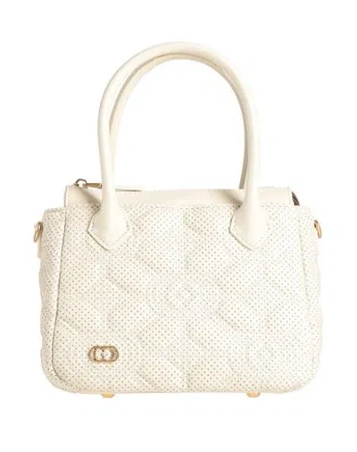 La Carrie Woman Handbag Ivory Size - Leather In White