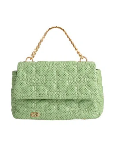 La Carrie Woman Handbag Light Green Size - Calfskin