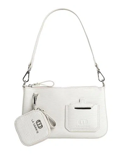 La Carrie Woman Handbag Light Grey Size - Textile Fibers In Gray