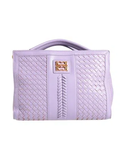 La Carrie Woman Handbag Mauve Size - Textile Fibers In Purple