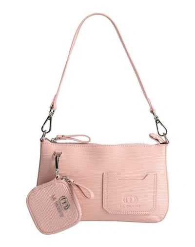 La Carrie Woman Handbag Pink Size - Textile Fibers