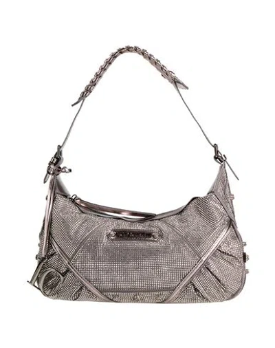 La Carrie Woman Handbag Platinum Size - Polyurethane In Grey