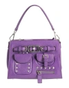 La Carrie Woman Handbag Purple Size - Calfskin