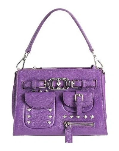 La Carrie Woman Handbag Purple Size - Calfskin