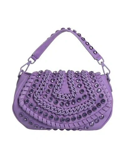 La Carrie Woman Handbag Purple Size - Polyurethane