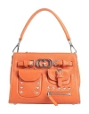 La Carrie Woman Handbag Rust Size - Calfskin In Red