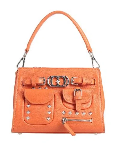 La Carrie Woman Handbag Rust Size - Calfskin In Red