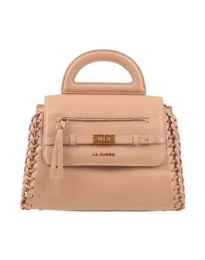 La Carrie Woman Handbag Sand Size - Leather