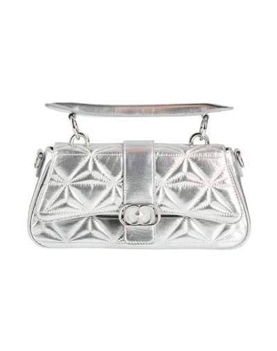 La Carrie Woman Handbag Silver Size - Leather