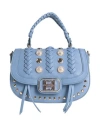 La Carrie Woman Handbag Slate Blue Size - Textile Fibers