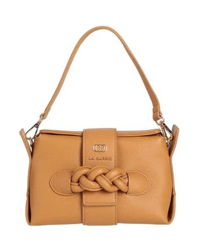 La Carrie Woman Handbag Tan Size - Leather In Brown
