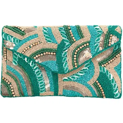 La Chic Designs Women's Daydream Clutch In Green Multi