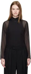 La Collection Black Clarice Blouse In Black