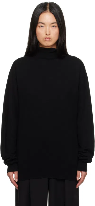 La Collection Black Fred Turtleneck