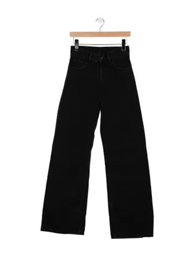 Pre-owned La Collection High-rise Wide Leg Jeans W/ Tags In Black