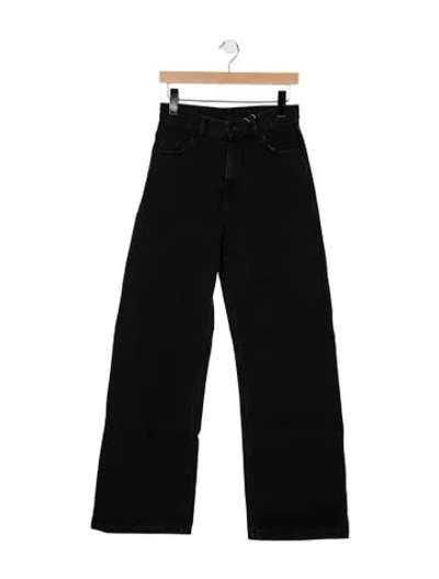 Pre-owned La Collection Mid-rise Wide Leg Jeans W/ Tags In Black