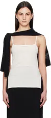La Collection Off-white Harlow Tank Top In Off-white