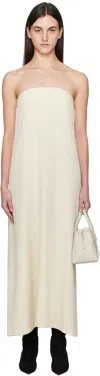 La Collection Off-white Joan Maxi Dress In Off-white