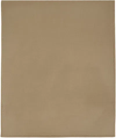 La Collection Taupe Wool Cashmere Julie Scarf In Gray