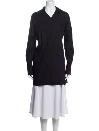 Pre-owned La Collection V-neck Mini Dress W/ Tags In Black