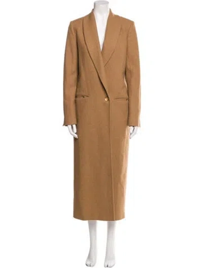 Pre-owned La Collection Wool Coat In Neutral