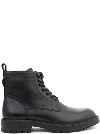 La Conte Cow Leather Ankle Boots With Velvet Lining In Multi