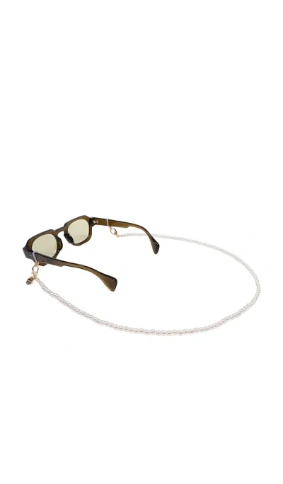 La Coque Francaise Amalya Eyeglass Chain In White
