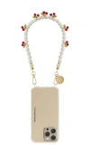 La Coque Francaise Cherry Iphone Case Chain In Multi