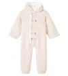 La Coqueta Baby Alejo Wool Snowsuit In Neutral