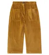 La Coqueta Alma Cotton Corduroy Pants In Brown