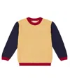 La Coqueta Ancla Colorblocked Wool-blend Sweater In Multicoloured