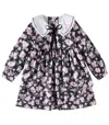 La Coqueta Andrea Cotton Dress In Black