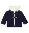 La Coqueta Baby Jimena Wool-blend Jacket In Blue