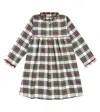 La Coqueta Checked Cotton-blend Pajama Dress In Multicoloured