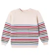 La Coqueta Curro Striped Wool Sweatshirt In Multi