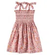 La Coqueta Kleid Evelia Aus Baumwolle In Multicolor