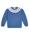 La Coqueta Fair Isle Wool-blend Intarsia Sweater In Multicoloured