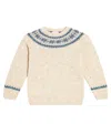 La Coqueta Fair Isle Wool-blend Intarsia Sweater In Multicoloured