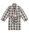 La Coqueta Justino Cotton-blend Robe In Multicoloured